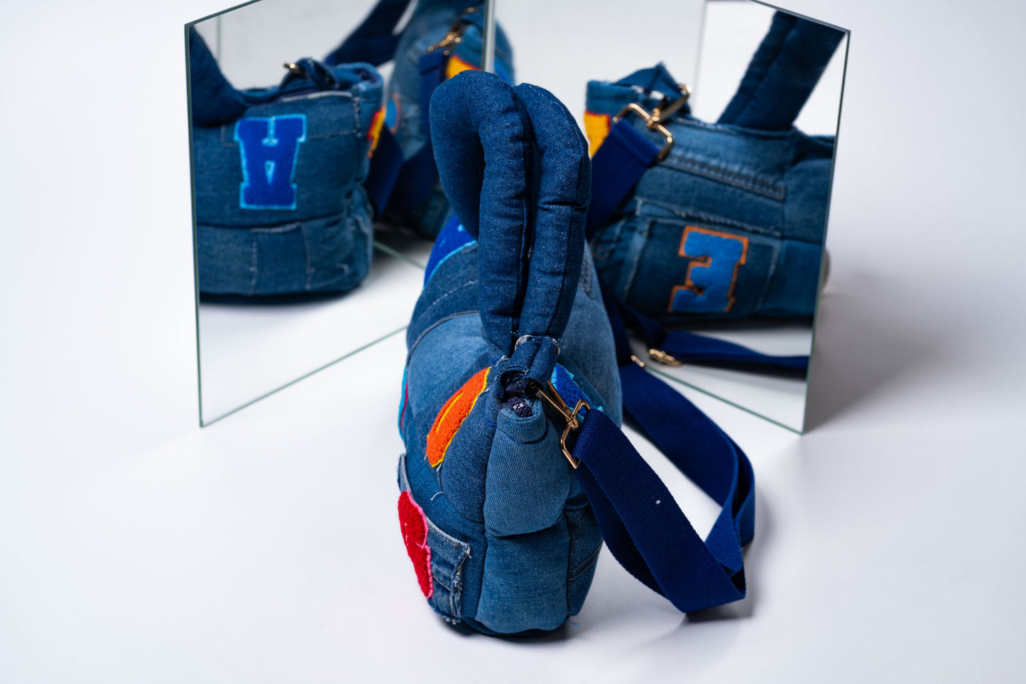 Jean Varsity Bag