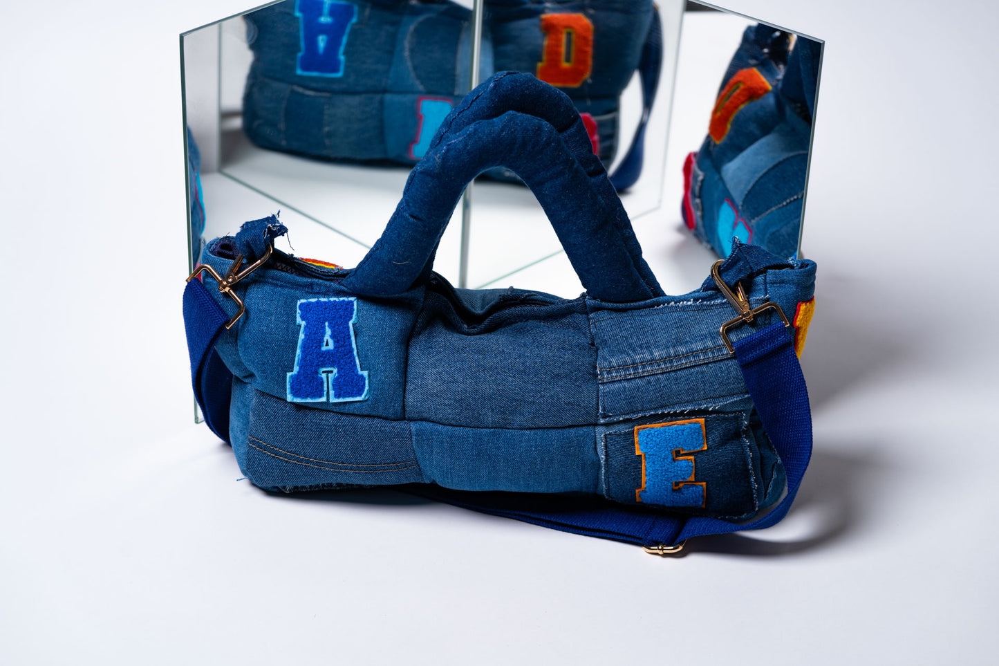 Jean Varsity Bag